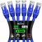 Maximm Cat6 Ethernet Cable 1ft 10Gbps 550MHz UTP, 6PK, Blue, 6PK BL6PK02 - alternate 1