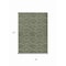 Homeroots 8' X 10' Olive Green Fern Green And Silver Geometric Washable Indoor Outdoor Area Rug 615215 - alternate 2