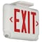 Dual-Lite Exit Sign with Emergency Lights, White, 1 or 2 Face(s), LED, Universal Mount EVCURWD4 - alternate 2