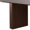 Homeroots 86" Walnut Wood Double Pedestal Base Oval Dining Table 720674 - alternate 2