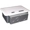 Legrand Wiremold Evolution Series 4-Gang Wall Box - 4-gang - White - Steel EFSB4 - alternate 1