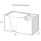 Acrimet Desktop Organizer Pencil, Pen, Paper, Clip, Caddy Holder (Plastic) (Paper Included) (C.Blue Color) 954.2 - alternate 2