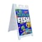 Signmission Tropical Fish, A-Frame & 2 Decals Installed, Heavy-Duty Plastic Frame SBHD-D-2436-Tropical Fish - alternate 1