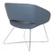 Office Star Products Resimercial Seating Faux Leather Lounge Chair, Blue LRL-R105 - alternate 3