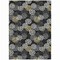 Homeroots 9' X 12' Black Gray And Ivory Polka Dot Washable Indoor Outdoor Area Rug 594218 - alternate 3