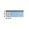 Homeroots 8" X 8" Ocean Blue Mosaic Peel And Stick Removable Tiles 390807 - alternate 2