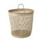 Homeroots Set of Three Natural Wicker Basket, 3PK 392159 - alternate 2