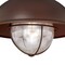 Vaxcel Harwich Bronze Coastal Barn Dome Outdoor Flush Mount Ceiling Light Clear Glass T0143 - alternate 3