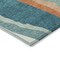Homeroots 9' X 12' Teal Blue Copper And Ivory Abstract Washable Indoor Outdoor Area Rug 601012 - alternate 3