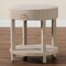 Bali & Pari Sadia Bohemian Woven Natural Grasscloth 1-Drawer Nightstand 254-14033-ZORO - alternate 2