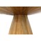 Homeroots 60" Natural Rounded Solid Wood Pedestal Base Dining Table 563907 - alternate 2