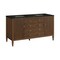 James Martin Vanities Myrrin 60" Double Vanity, Mid Century Walnut, w/ 3 CM Phantome Eclos Top 485-V60D-WLT-3PHT - alternate 3