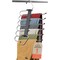 Campior Space Saving Pants Hanger 1 Pack, 6-Layer S-Type Stainless Steel, Anti-Slip, Gray CMPSSHANGR-1pk - alternate 1