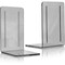 Acrimet Clear Plastic Bookends 1 Pair, Book Holder (Clear Smoke), 2PK 290.2 - alternate 1