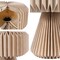 Jonathan Y Zelda 12.8" Modern Art Deco Paper Pleated Shade Accent LED Table Lamp, Natural JYL9107B - alternate 3
