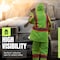 Pioneer Safety Rain Suit, Hi-Vis Orange, M, Polyester, PVC, 0.18 mm Thick, Folds and zips into collar, M V1080160U-M - alternate 2