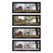 Homeroots Set Of Four Red Barn For The Season Black Framed Print Wall Art, 4PK 405763 - alternate 1