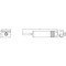 Siemens rear connection stud flat long, 1 unit accessory for: 3VA12 3VA9211-0QE20 - alternate 2