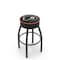Holland Bar Stool Co 30" Philadelphia Flyers Cushion Seat, Blk Wrinkle Base Swivel Bar Stool L8B130PhiFly-B - alternate 1