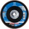 Pferd 6'' x 5/8-11 Thd. POLIFAN Flap Disc - Z SG POWER STEELOX, Zirconia, 40 Grit, Conical 62286 - alternate 2