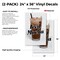 Signmission Iced Mocha, Vinyl Decals Only 24 Inch x 36 Inch, Vinyl Decal, 2PK DSB-2436-2PACK-Iced Mocha - alternate 2