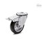 Elesa 450261 Castors steel bracket Vulcanised rubber coating plate bracket and center pass 450261 - alternate 1