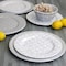 Laurie Gates California Designs Summer Bloom 12 Piece Melamine Dinnerware Set in Silver 135728.12 - alternate 2