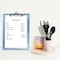 Acrimet 3 Pack Clipboard Letter Size Low Profile Clip & Side Rulers, Durable Plastic, Clear Blue, 3PK 134.2 - alternate 2