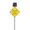 Stop-Lite LED Solar Dead End Sign 24 in (DIA) SS-W14-1-2400DA - alternate 2