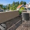 Wrightmaster 2.5 ft. x 10 ft. Brown Balcony Privacy Fence Screen with UV Blockage for Balcony Patio Deck Yard ZR-2510BW - alternate 2