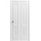 Sartodoors Sliding Closet Bi-fold Doors, Lucia 8831 White Silk, Sturdy Tracks Moldings Trims Hardware Set, Woo LUCIA8831BF-WS-72 x 96 (2* 36x96) - alternate 1