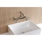 Kingston Brass Double-Handle Wall Mount Bathroom Faucet, Polished Nickel KS7256BEX - alternate 2