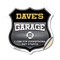 Signmission Dave's Garage I Can Fix Everything But Stupid, 12 Inch X 12 Inch, Vinyl Decal SHI-D-12-490-DAVE - alternate 1