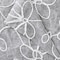 Homeroots Set of Two 96"  Silver Floral Embroidered Window Panels, 2PK 473417 - alternate 2