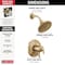 Delta Kayra Monitor 17 Series Shower Trim, 5.38 in, Champagne Bronze T17233-CZ - alternate 2
