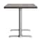 Flash Furniture Bennett 30 in x 48 in Solid Wood Indoor Tabletop in Dark Brown with Dual 5 in x 22 in Dining Height GSF-REC3048-DKBRN-T0522S-GG - alternate 2