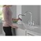 Delta Renaldi Two Handle Pull-Down Bridge Kitchen Faucet Lumicoat Chrome 2384L-PR-DST - alternate 2