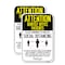 Signmission Attention Dentist Office Patients Practice Social Dista, 12'' X 18'', Heavy Gauge Aluminum, 2PK A-1218-2PACK-25396 - alternate 1