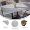 Flash Furniture TopGuard 30" x 48" Gray Faux Concrete Outdoor Seamless Surface Technology Wrapped Tabletop ST-RT30X48INB-1-M-3A-CM-GY-GG - alternate 3