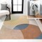 Jonathan Y Pebble Geometric Contemporary Machine-Washable Multi 4 ft. x 6 ft. Area Rug WSH307A-4 - alternate 1