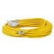Southwire SJTW Extension Cord Adapter, 12 AWG, Indoor/Outdoor, 12/3, 3 Outlets, Yellow, PVC, 50 ft 2827 - alternate 4