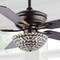Jonathan Y Cammy 52" 3-Light Traditional Transitional Iron LED CEILING FAN, Oil Rubbed Bronze JYL9711A - alternate 2