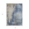 Homeroots 5' X 8' Navy Blue And Taupe Abstract Washable Indoor Outdoor Area Rug 587243 - alternate 2