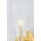 Hudson Valley Lighting Pine island 5 in. Wall Sconce Aged Brass 7931-AGB - alternate 3