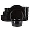 Elama Josh 18 Piece Stoneware Dinnerware Set in Matte Black 750123181M - alternate 1