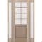Doornmore G5008, 65.25" x 98" ( 36" Door + 2x12" Side) Left Hand, Mahogany SDL 8 Lite, 1/2 Lite Exterior Door G5008-SW-3696-G101-SL_1-2_LI - alternate 2