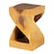 Bali & Pari Rapha Hand-carved Suar Wood Side Table 259-14285-ZORO - alternate 1
