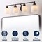 Jonathan Y Lydia 33.25" 4-Light Farmhouse Cottage Metal LED Vanity Light w/Frosted Glass Shades, Oil Rubbed Bron JYL7552C - alternate 2