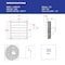 Iliving Silver 3368 CFM 20 in. Wall-Mounted Electric Powered Variable Speed Shutter Exhaust Fan ILG8SF20V - alternate 2