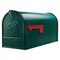 Architectural Mailboxes Elite, Large Post-Mount Mailbox, Green E1600GAM - alternate 1